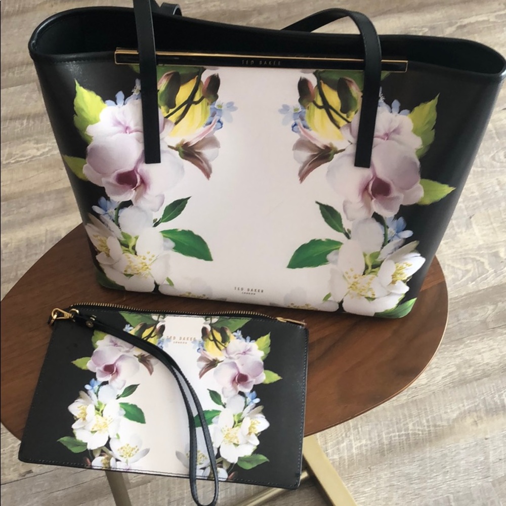 Ted Baker Tote and Wristlet